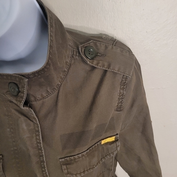 Old Navy Green Full Zip Jacket Women's Small Vintage 1994 - Picture 7 of 16